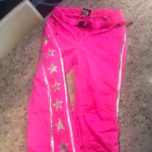 JETSET SKI PANTS STARRED PINK SIZE 2